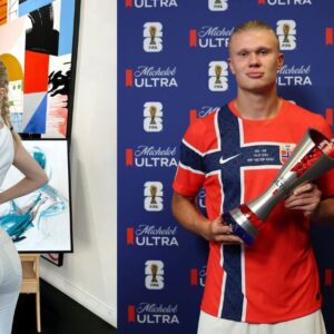 Haalanda: la modelo sueca que conquistó tiktok con su increíble parecido a erling haaland la revista del sureste mx Comparativa Visual Entre La Modelo Sueca Julia Grop, Conocida Como &Amp;Quot;Haalanda&Amp;Quot;, Y El Futbolista Noruego Erling Haaland.