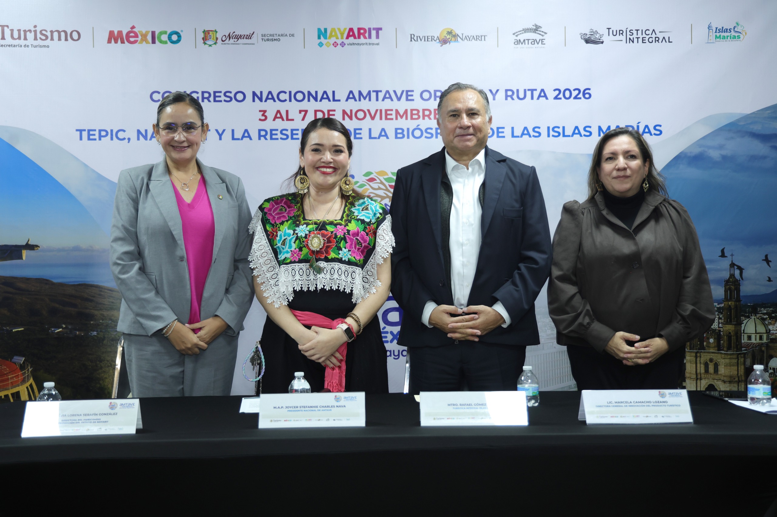 Autoridades Turísticas Presentan Los Detalles Del Congreso Nacional Amtave 2026 Que Se Realizará En Nayarit Y La Reserva De La Biosfera Islas Marías.