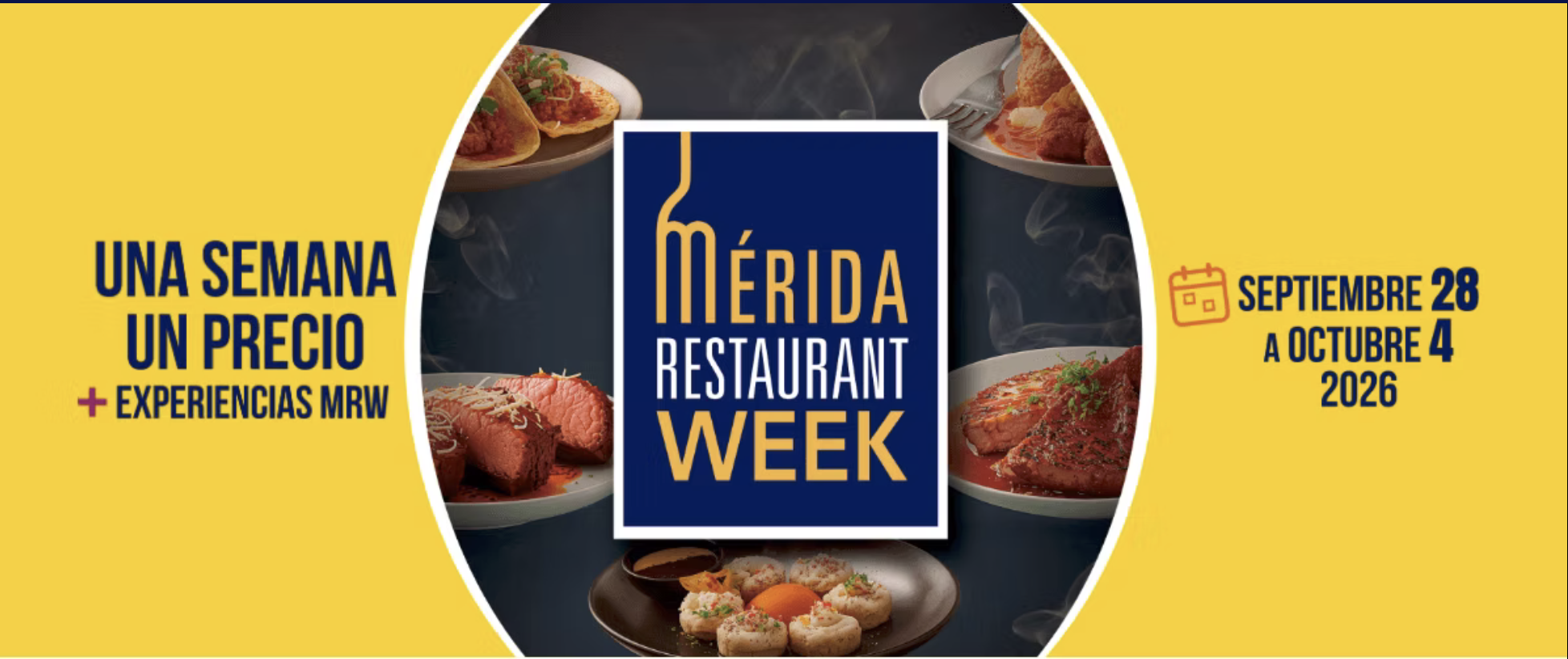 Cartel Promocional Del Merida Restaurat Week