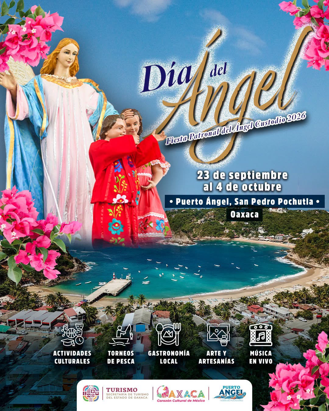 Puerto Angel Abre Octubre Con Guelaguetza Pesca Deportiva Y Fiesta Patronal 1