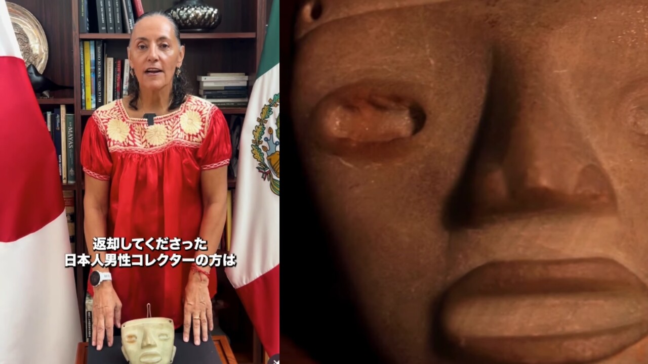 Un Legado Que Regresa A Casa Coleccionista Japones Devuelve Mascara Prehispanica A