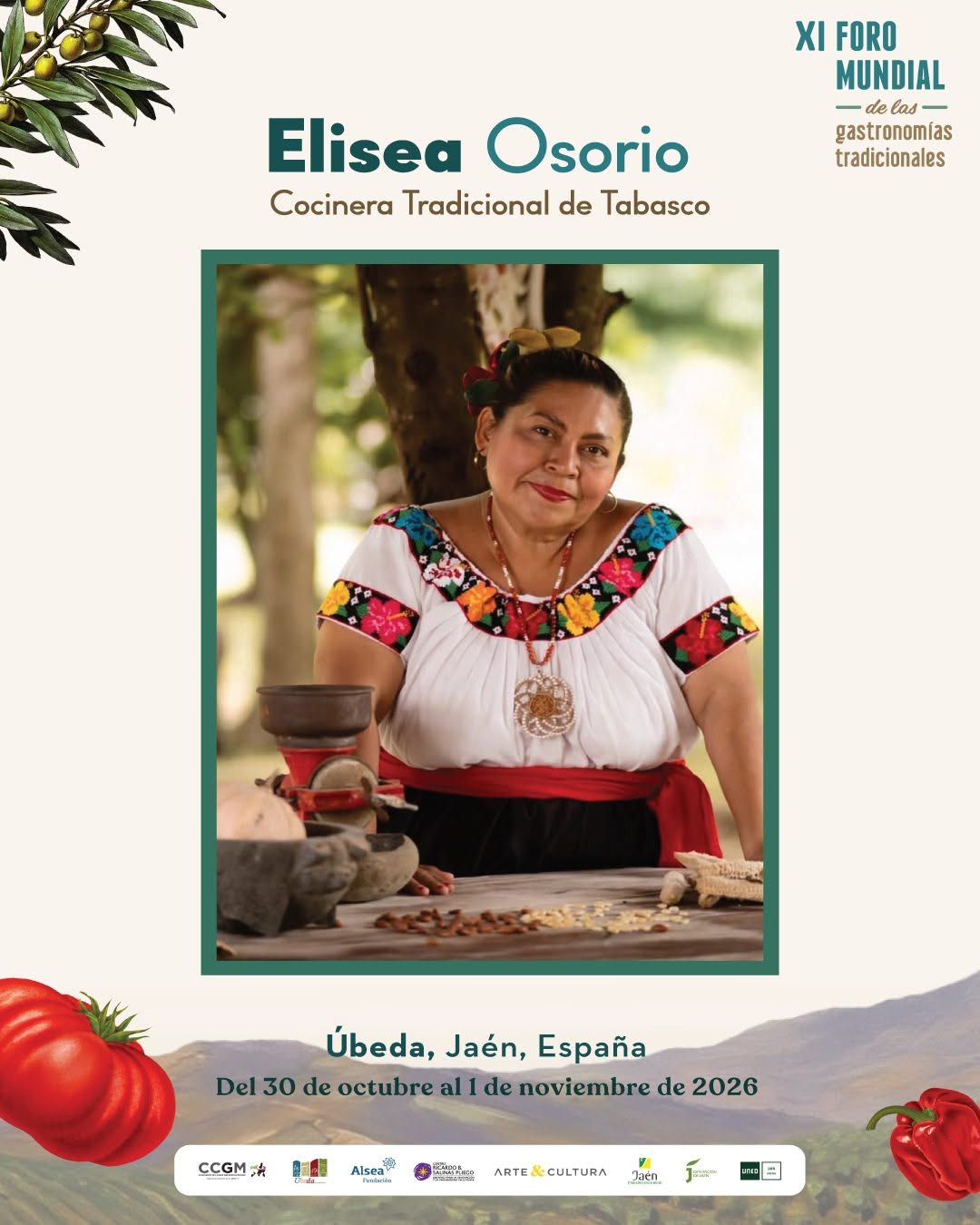 Elisea Osorio Llevará Los Sabores De Tabasco A España En El Xi Foro Mundial De Las Gastronomías Tradicionales