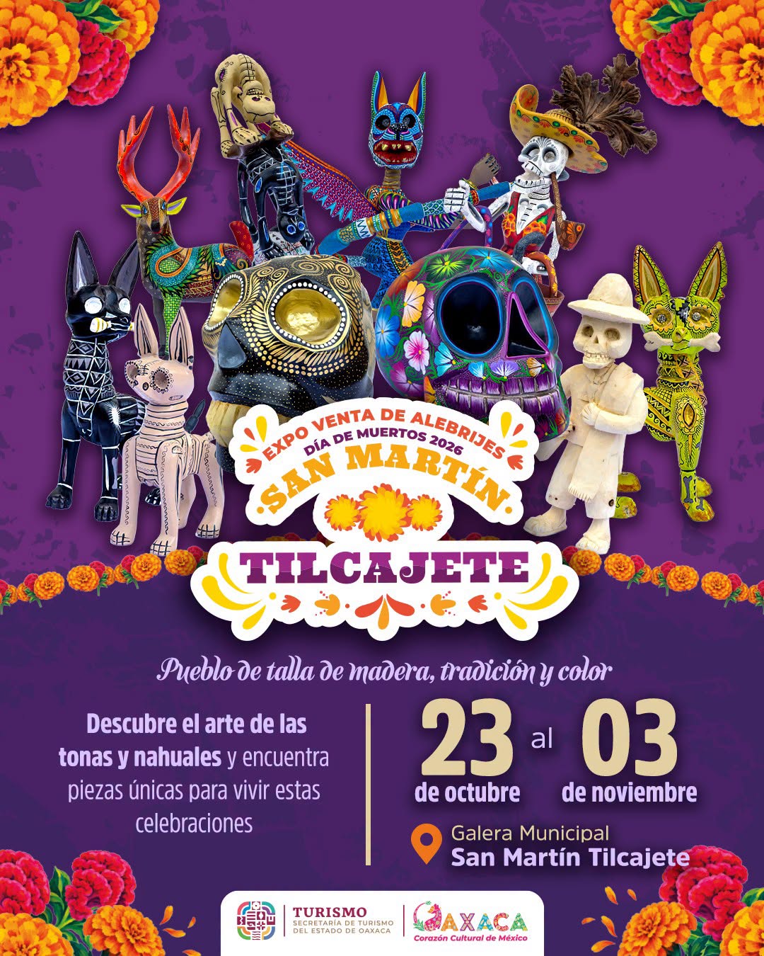 Expo feria del alebrije 2026 en san martín tilcajete: 50 talleres y día de muertos la revista del sureste mx Expo Feria Del Alebrije 2026 En San Martín Tilcajete: 50 Talleres Y Día De Muertos