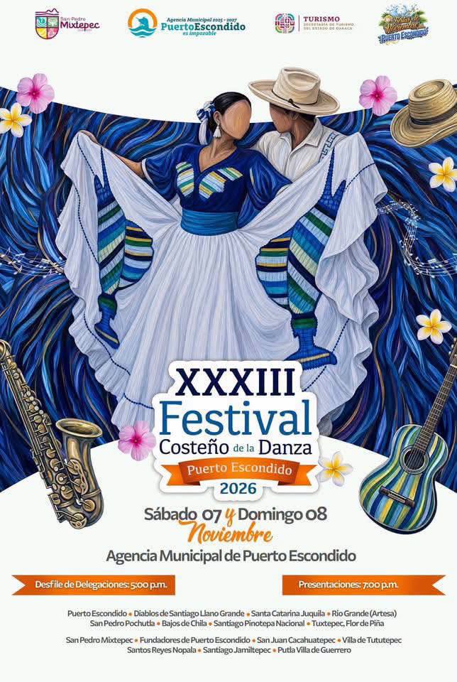 Costa de oaxaca en noviembre 2026: jazz en mazunte, festival costeño y guelaguetza del mar la revista del sureste mx Festival Costeno De La Danza En Puerto Escondido