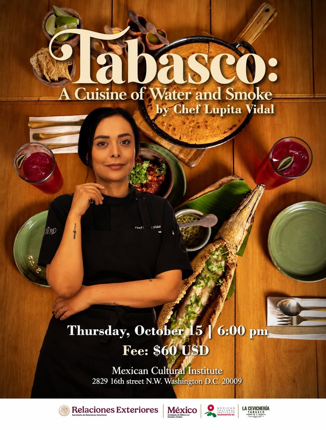 La chef lupita vidal se presentará en washington d. C. Con el taller "tabasco: a cuisine of water and smoke" la revista del sureste mx La Chef Lupita Vidal Se Presentará En Washington D. C. Con El Taller &Quot;Tabasco: A Cuisine Of Water And Smoke&Quot;