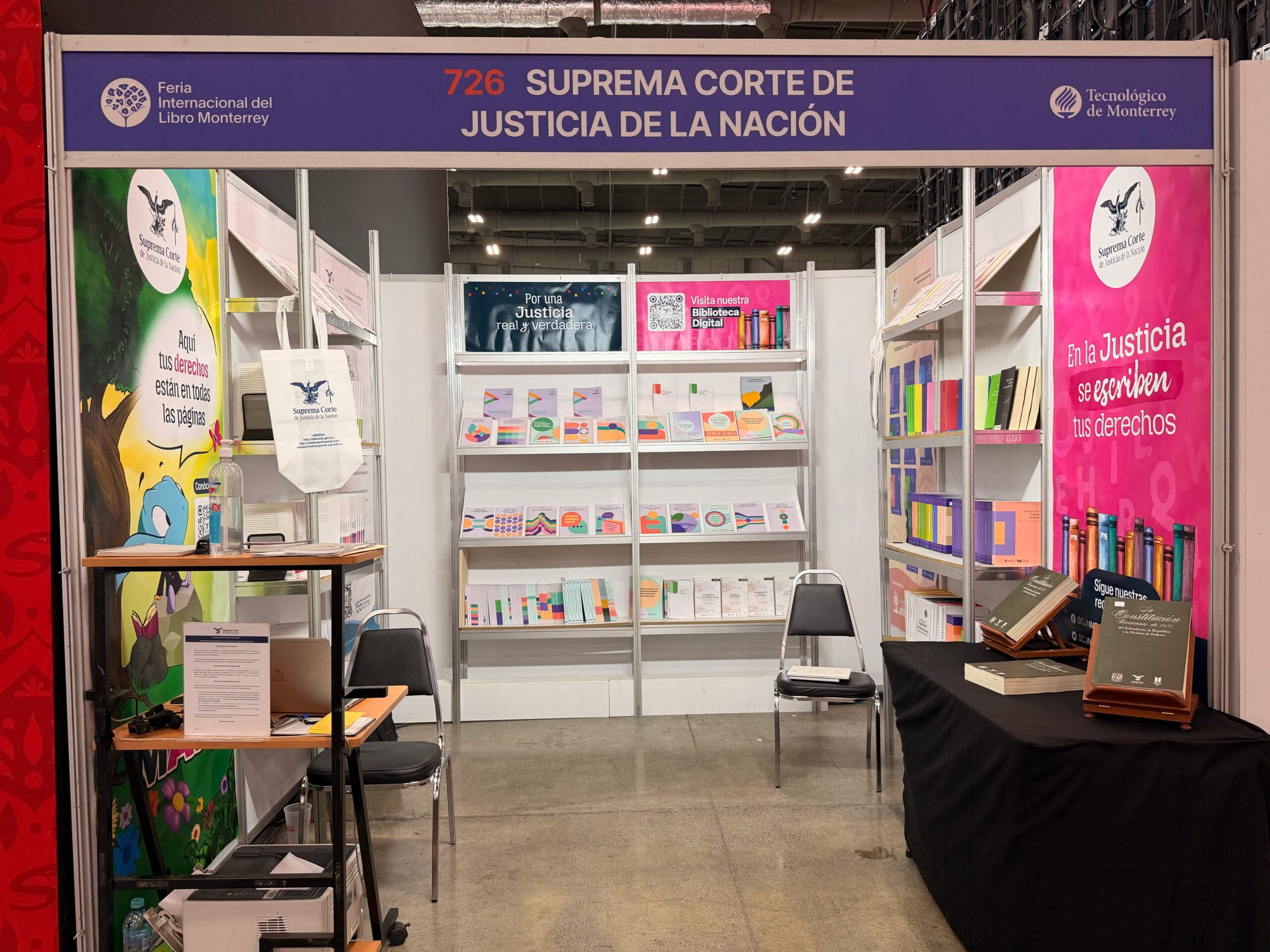 La Suprema Corte Impulsa La Cultura Jurídica Y Los Derechos Humanos En La Fil Monterrey 2026