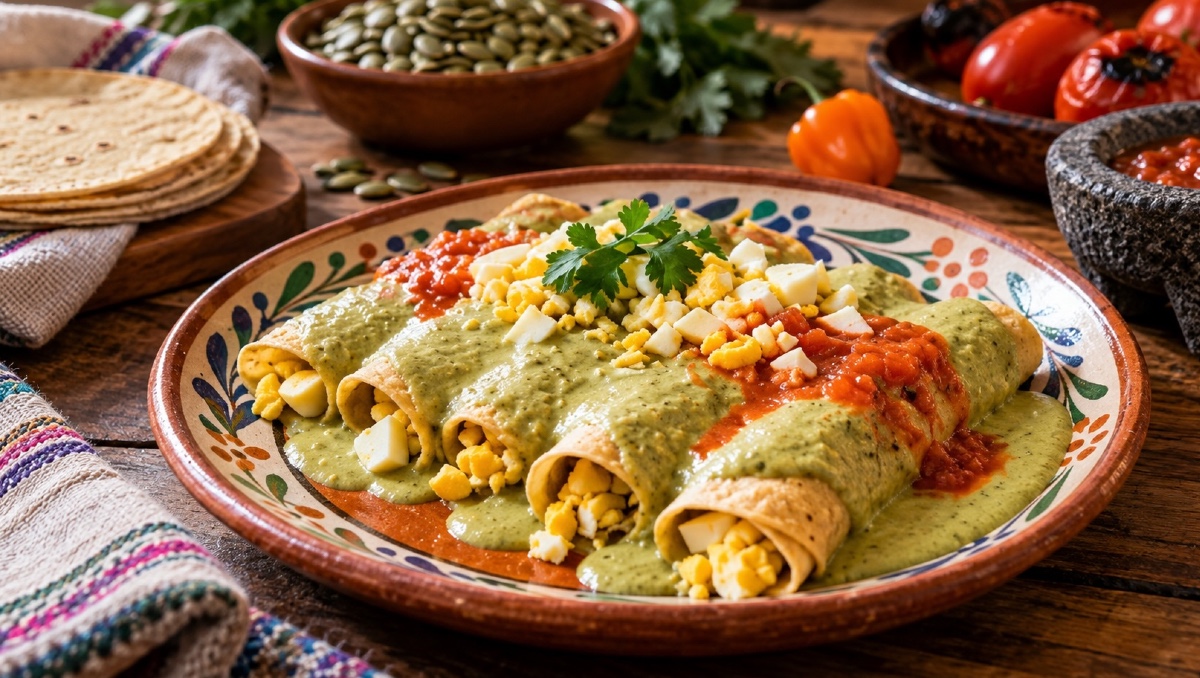 Papadzules Yucatecos La Pepita De Calabaza Que Se Vuelve Salsa Y Tradición